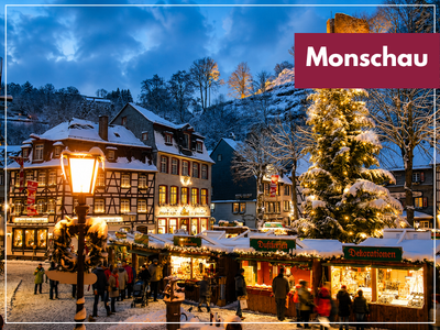 ROMANTISCHER WEIHNACHTSMARKT IN MONSCHAU